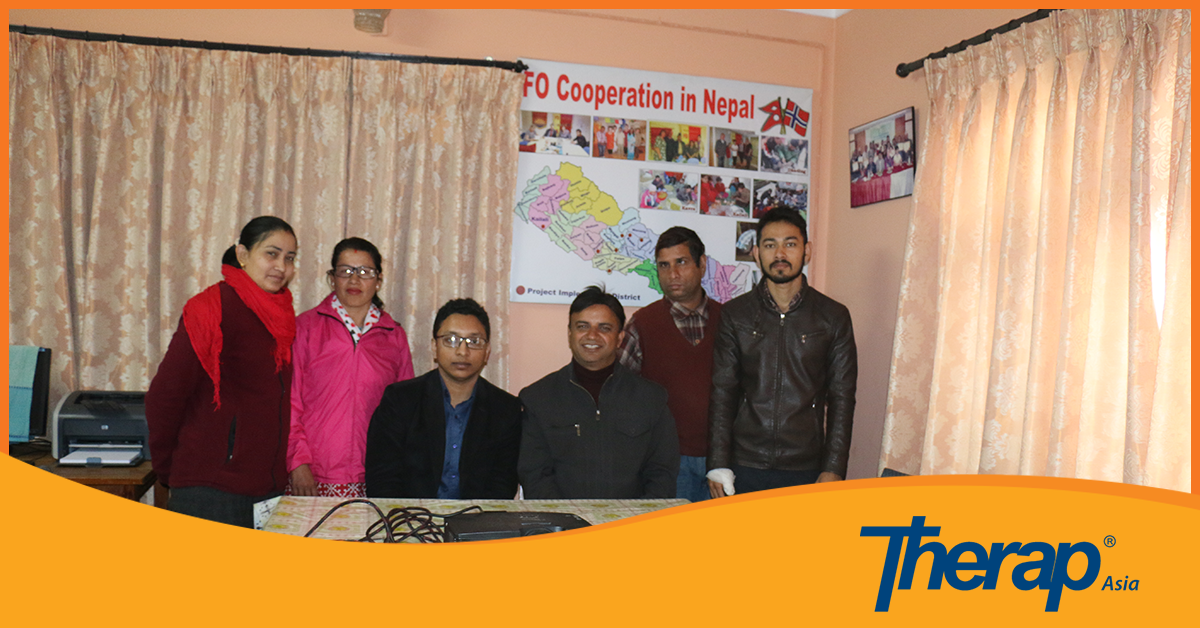 Therap visiting Parent Federation of Persons with Intellectual Disabilities